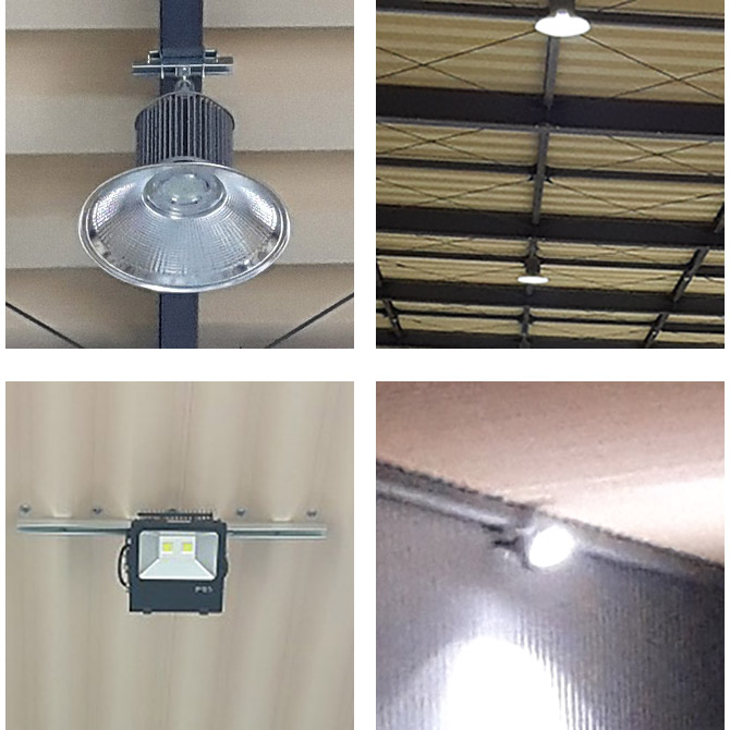 三重県木曽岬町の法人様へのAHD防犯カメラ、LED照明の設置実例58 WOWシステム名古屋