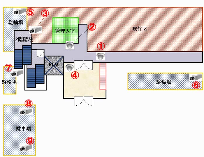 マンションへの参考設置例